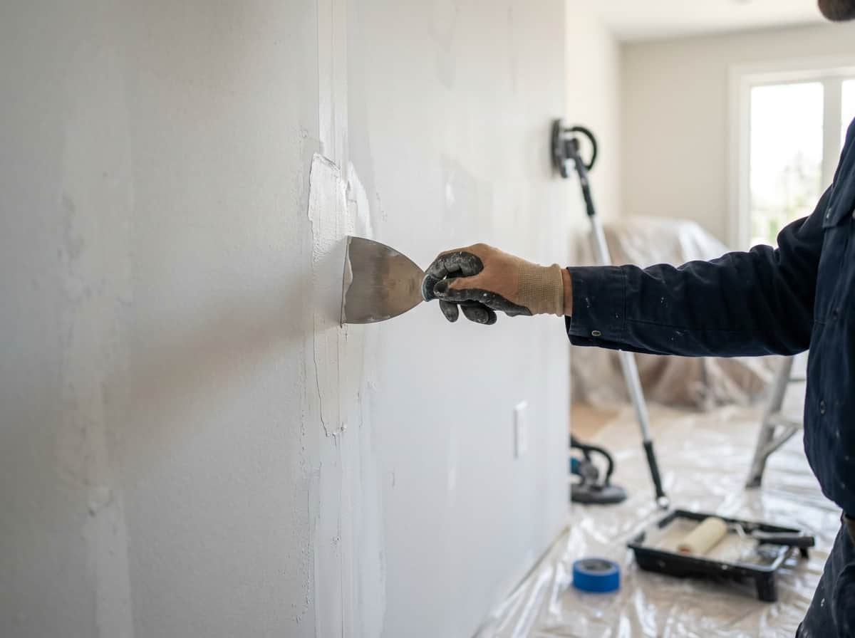 Drywall repair and prep